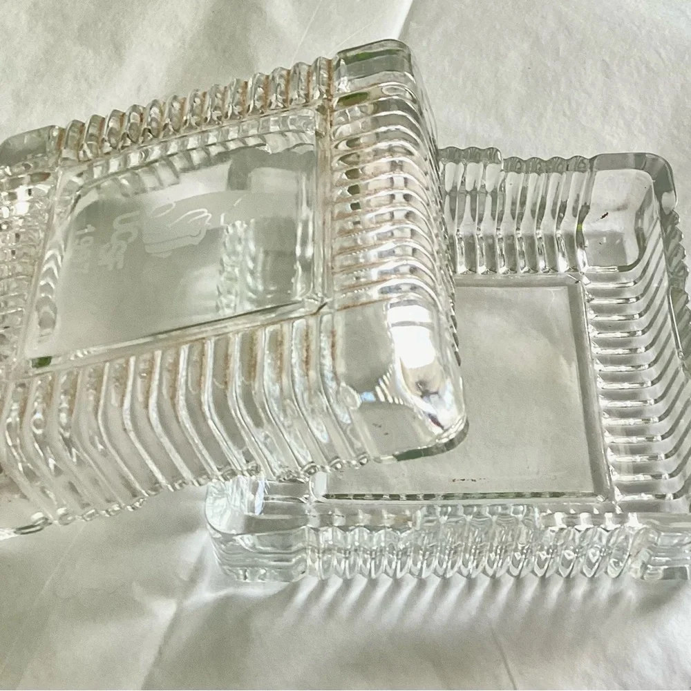 Momma Bear + Cubs Crystal Trinket Candy Box 1997 UCSF